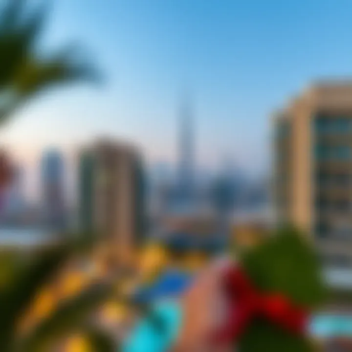 Stunning skyline view of Rahaba Residence