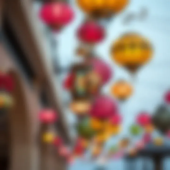 Colorful lanterns often used for decoration during Ramadan