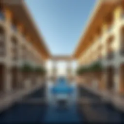 Stunning architectural design of Rotana Beach Residence