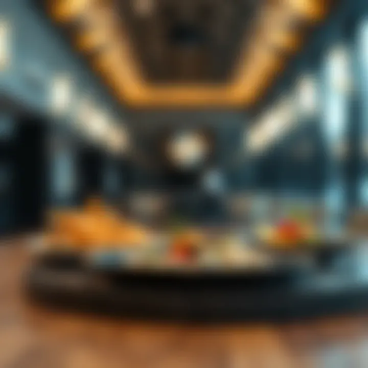 Artistic plating of a signature dish reflecting local flavors