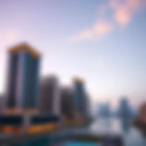 Stunning skyline view of Samana Manhattan showcasing its modern architecture