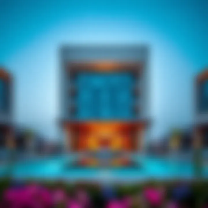 Contemporary architectural design of Samha Residence