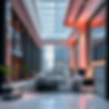Innovative tech workspace in Silicon City with collaborative spaces