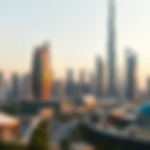 Luxurious skyline view of Solitaire Dubai