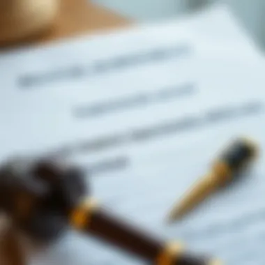 A legal document showcasing rental agreements.