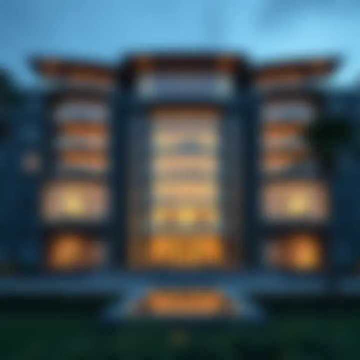 Architectural Brilliance of The Ritz Carlton Residences Stunning exterior view of The Ritz Carlton Residences showcasing modern architectural design