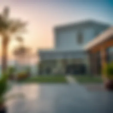 Outdoor Wellness and Fitness Space in Dubai A serene outdoor area for wellness and fitness activities in Dubai.