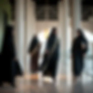 Contemporary abaya style featuring modern silhouettes and fabrics