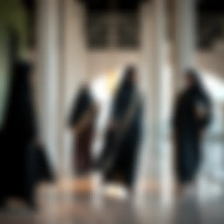 Contemporary abaya style featuring modern silhouettes and fabrics