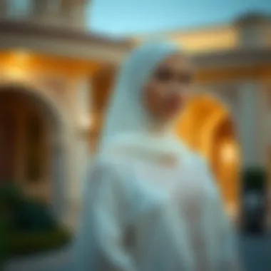 Elegant traditional abaya design showcasing intricate embroidery