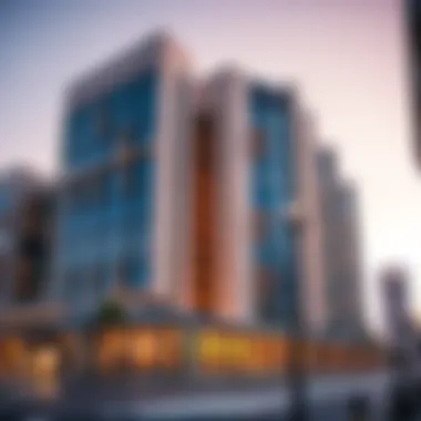 Modern architecture of Al Ansari buildings in JLT