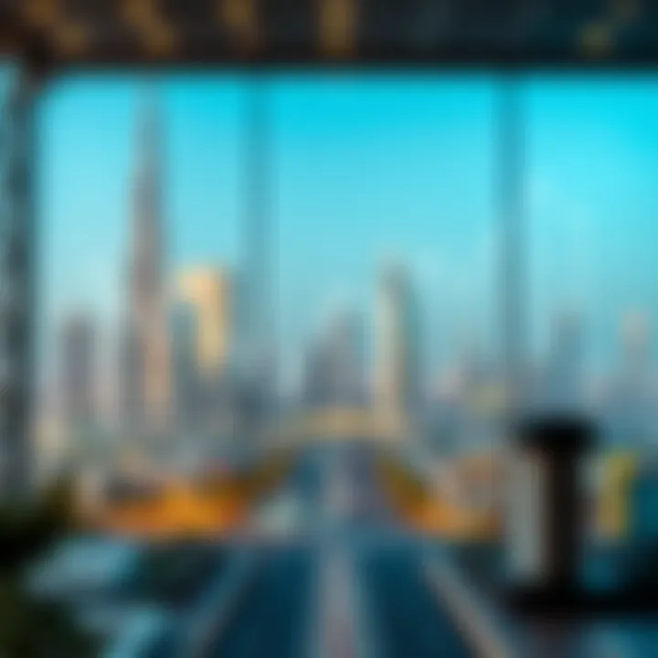 Graph depicting real estate market trends in Dubai