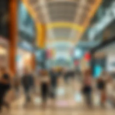 Crowd during peak shopping hours at Reem Mall